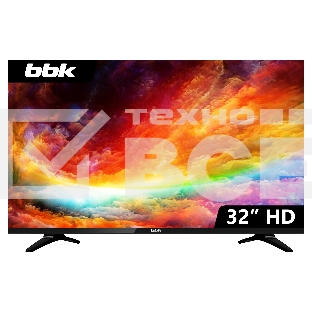 Телевизор BBK 32” 32LEM-1021/TS2C черный LED HD 60Hz