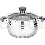 Кастрюля Lara LR02-471 Mercury 2,9 л, 18 см, нержавеющая сталь, с крышкой, фото 1