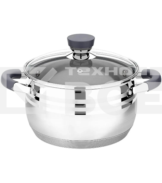 Кастрюля Lara LR02-471 Mercury 2,9 л, 18 см, нержавеющая сталь, с крышкой