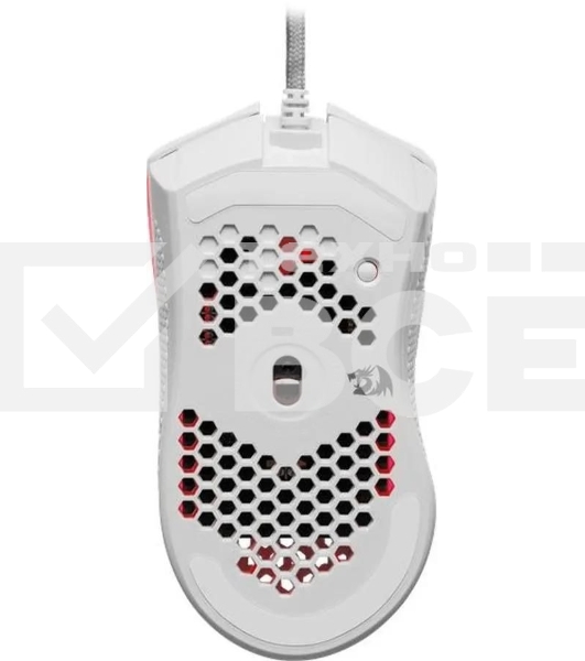 Мышь проводная Redragon Storm белый, 12400 dpi, USB, кнопки - 8