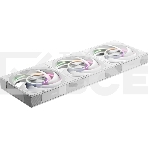 Вентилятор для корпуса PCCooler F7 X120 ARGb WH 3IN1 (120x120x28мм, 4-pin PWM, ARGb, 83CFM, 33.1dBA, 3000RPM, белый, 3pcs), фото6