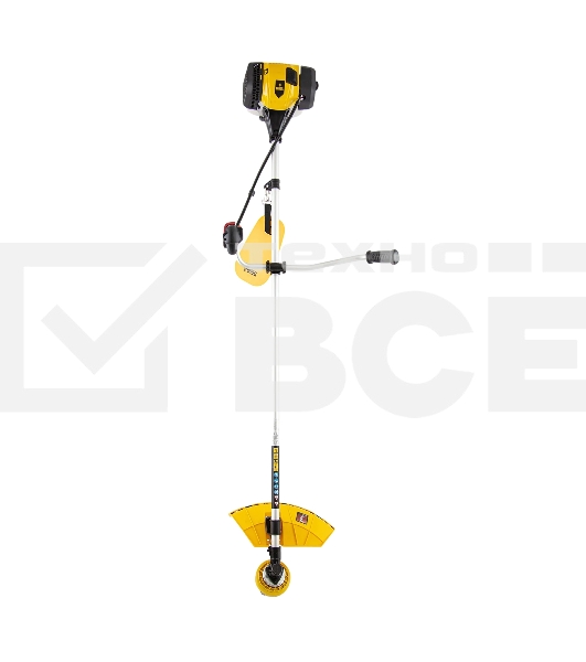 Триммер бензиновый Denzel DGT-430, 43см3, 2,5 л.с., неразъемная штанга, состоит из 2 частей