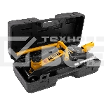 Домкрат гидравлический подкатной с фиксатором Denzel 2 т, 130-330 мм, в кейсе 51154, фото4