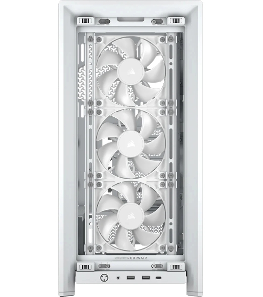Корпус Corsair Frame 4000D RS White, Midi-Tower, белый, 3 x 120 мм