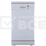 Отдельностоящая посудомоечная машина Бирюса DWF-409/6 W, 45 см, 9 комплектов, белая, фото3
