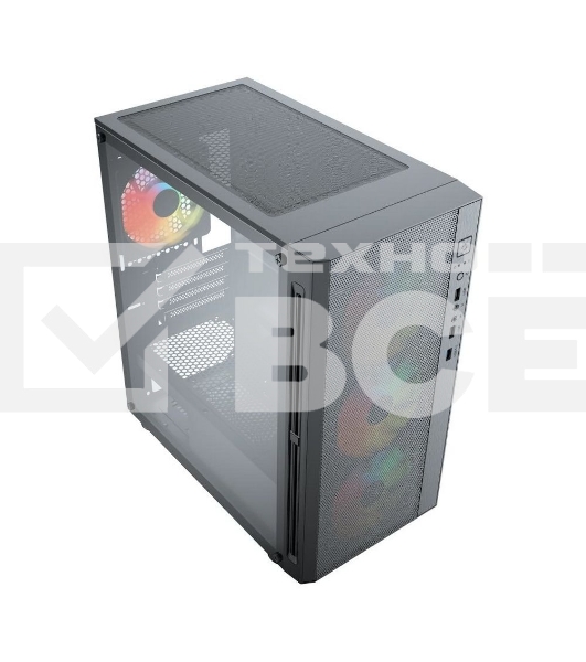 Компьютерный корпус ACD Citadel 104 ATX, Black, USB3.0*1+USB2.0*2+HD audio,3*12cm F1 ARGB fans at front(Slave fans) ,1*12cm F1 ARGB fan at rear (Master fan)