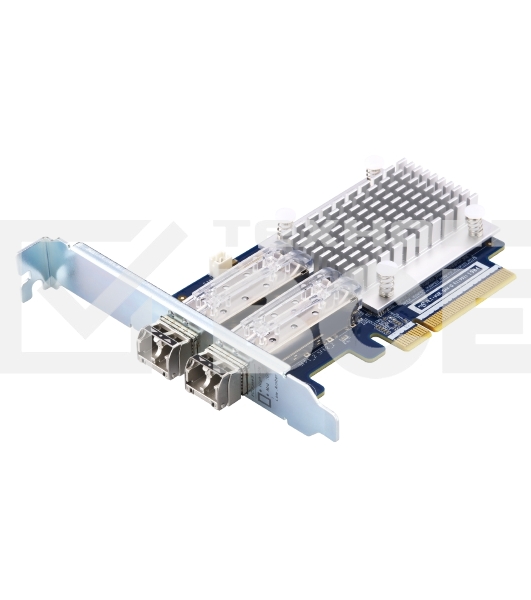 Сетевая карта QNAP QXP-16G2FC Dual-port Fiber Channel adapter, 2 x 16 Gb / s SFP +, PCIe Gen3 x8. For QTS OS ONLY
