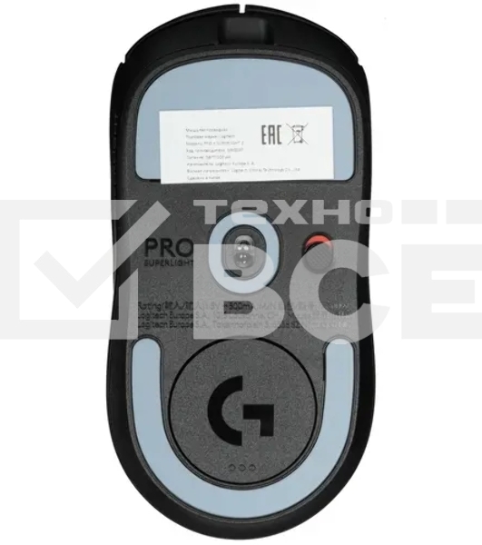 Мышь беспроводная Logitech G PRO X SUPERLIGHT 2 черный, 32000 dpi, радиоканал, USB, кнопки - 5