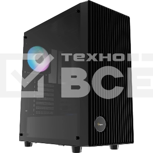 Корпус  Ocypus Gamma C70 BK ARGB  ATX / win / black / 4 ARGB fans / no PSU / Tempered Glass