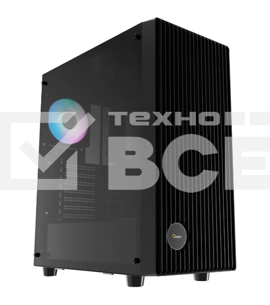Корпус  Ocypus Gamma C70 BK ARGB  ATX / win / black / 4 ARGB fans / no PSU / Tempered Glass