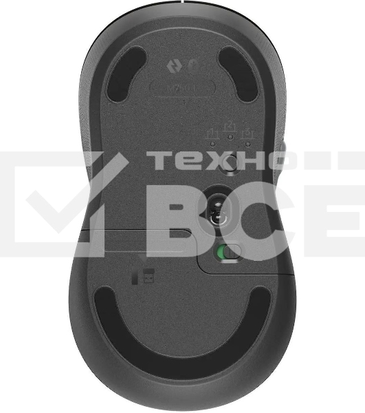 Мышь беспроводная Logitech M750 L Large графитовый, 4000 dpi, радиоканал, Bluetooth, USB, кнопки - 5