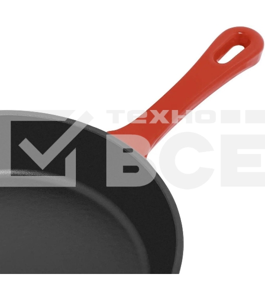 Сковорода Maunfeld Devon MFP20CE16R, 20 см, без крышки, красный