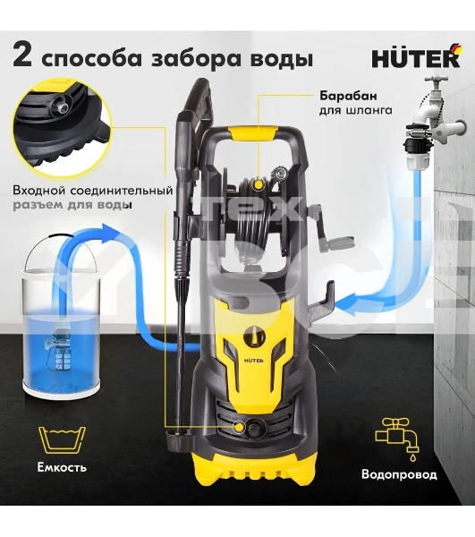 Мойка Huter M6i PROFESSIONAL 900/70/8/79