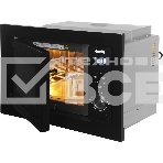 Микроволновая печь встраиваемая Domfy DM2540BW BG черный, 25 л, 900 Вт,  переключатели - поворотный механизм/кнопки, фото2