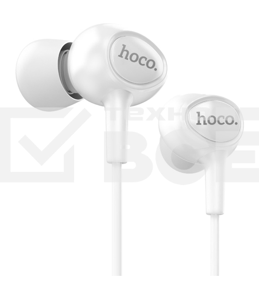 Наушники проводные Hoco M3 белый