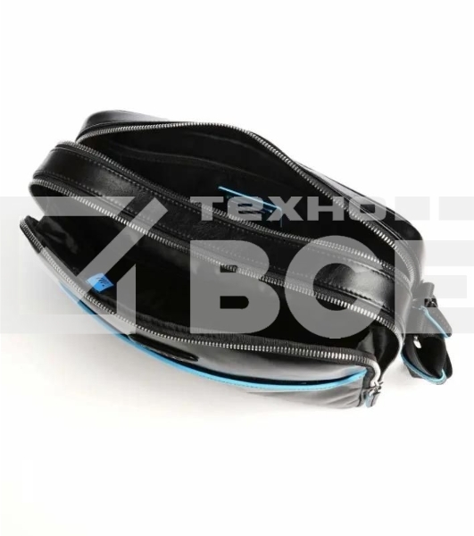 Сумка-мессенджер мужская Piquadro Blue Square CA5086B2/BLU2, темно-синий, натур.кожа