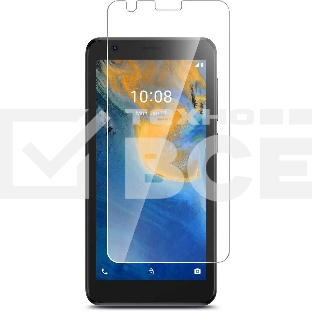 Защитное стекло для экрана BoraSCO Hybrid Glass для ZTE Blade L9 антиблик, 60 х 130 мм, 2.5D, прозрачный