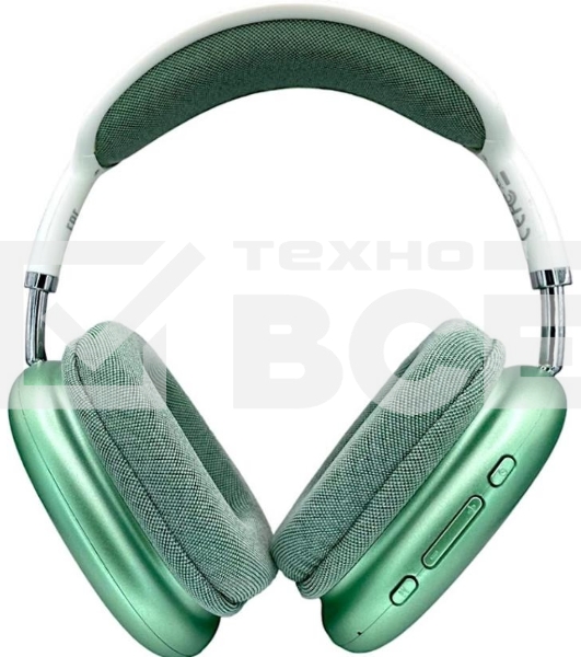 Наушники AKSBERRY (6972969386669) Bluetooth B20, зеленый