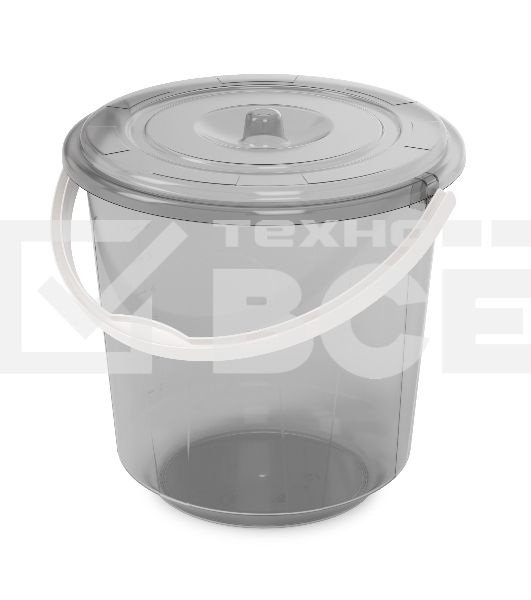 Ведро Альтернатива Хозяюшка 10 л М1213 с крышкой