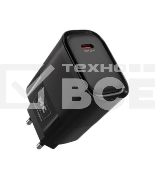 Сетевое зарядное устройство MORE CHOICE (4620202553515) NC68 1Type-C 3.0A PD 35W, черный