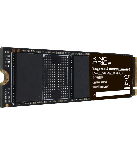 Накопитель SSD KingPrice PCIe 3.0 x4 960Gb KPSS960G3 M.2 2280