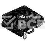 Кулер для процессора ID-COOLING IS-23i черный LGA1851/1700/1200/115X низкопрофильный высота 23мм (48шт/кор, TDP 45W, PWM, 2 тепл.трубки, медная база, FAN 80мм) BOX, фото 1