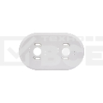 Рамка 2-ая Ришелье пластик, белый, фото2