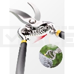 Секатор Deli DL2778 Размер 210 мм. Макс диаметр резки 10 мм. Сталь 55С. Термообработанная поверхность. Ручка из ПВХ., фото2