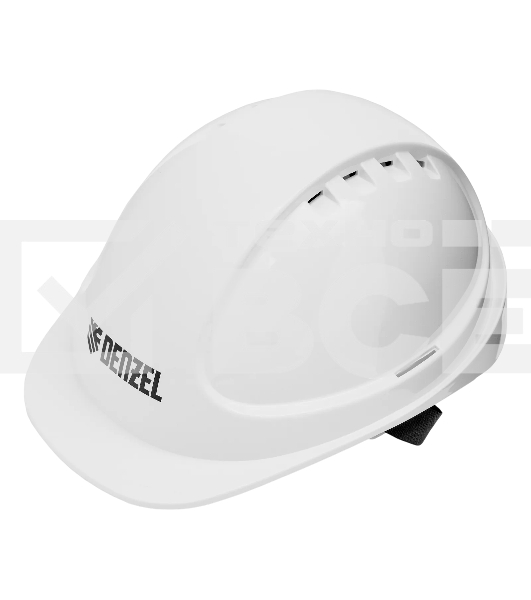 Каска защитная ударопрочная Denzel ABS/PC, плавная регулировка, модель 