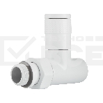 Набор дизайн-вентилей Royal Thermo PIANO, прямой (белый) 1/2