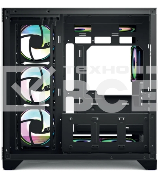 Компьютерный корпус Forza FZ-G42A Seaview TG ATX Case, black, w/o psu, Tempered glass front panel, 1x3,5', 3x2,5',USB3.