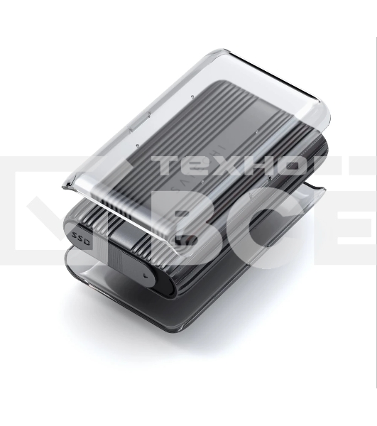 Внешний бокс Satechi USB4 NVMe SSD Pro Enclosure, M.2 2230/2242/2280, Серый ST-EU4NPM
