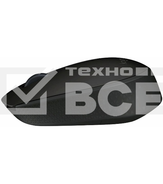 Мышь беспроводная Logitech B170 черный, 1000 dpi, радиоканал, USB, кнопки - 3