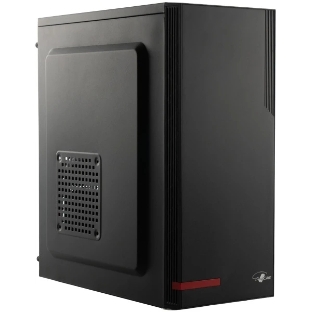 Корпус ATX Eurocase M12 черный, ABS пластик, 2*USB2.0, USB3.0, HD AUDIO