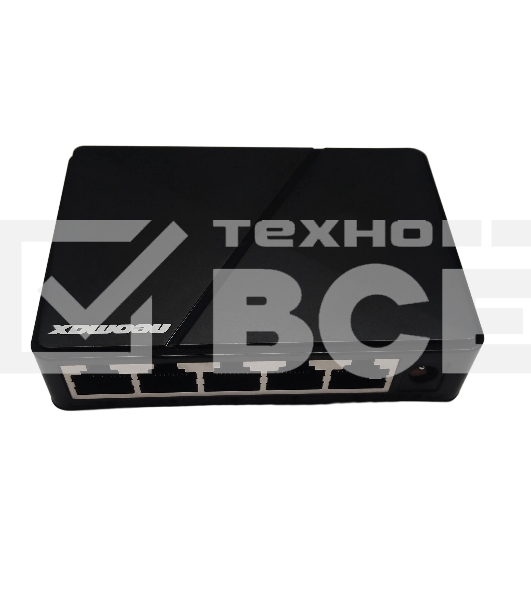 Коммутатор неуправляемый NEOMAX NMS-105P-1000-P, 5 портов 1000 Mbps, пластик