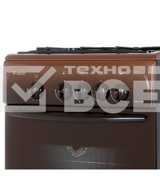 Плита газовая Gefest ПГ 3200-08 К43 коричневый, конфорок 4 шт, духовка 42 л, 50 см x 85 см x 53 см