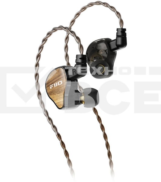 Проводные наушники FiiO FH13 черный, внутриканальные, Jack 3.5/4.4 мм