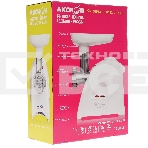 Мясорубка электрическая Аксион М41.02 белый, 1700 Вт, 2.0 кг/мин, реверс, защита от перегрузки, насадки - 8, фото8