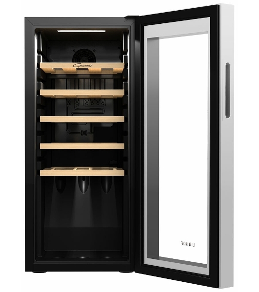 Винный шкаф Libhof GM-18 белый, 53 л, 1 отсек, 18 бут., класс A