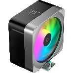 Кулер для процессора CPU Cooler Ocypus Delta A40 EX BK Digital (200W, 4-pin PWM, LED temp., 157mm, Al/Cu, 4x6mm, ARGB, 1x120mm, 60CFM, 31dBA, 1600RPM, S: 1851/1700/1200/115X, AM5/AM4, black), фото 1