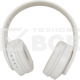 Беспроводные/проводные наушники Hyundai H-HP102 белый, накладные, Bluetooth + проводной, до 6 ч