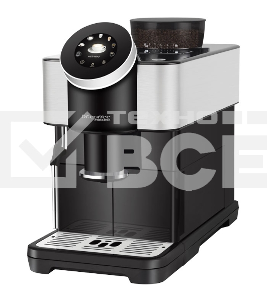 Кофемашина автоматическая Proxima 2000391272961 DR.COFFEE H1 черный, исп. кофе - зерновой/молотый, 1.5 л, 1450 Вт, 15 Бар.