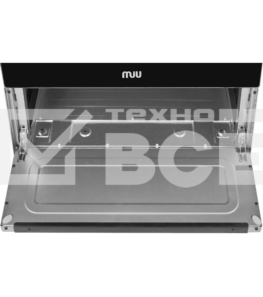 Плита комбинированная MIU 6041 ЕRPDCHK серый, конфорок 4 шт газовых, духовка 65 л, 60 см x 85 см x 60 см