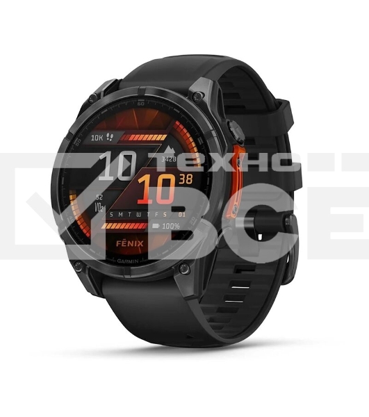 Смарт-часы Garmin Fenix 8 AMOLED серый, черный 47мм