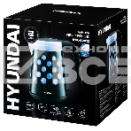 Чайник электрический Hyundai HYK-G2012 1.7л. 2200Вт черный/прозрачный (корпус: пластик), фото3