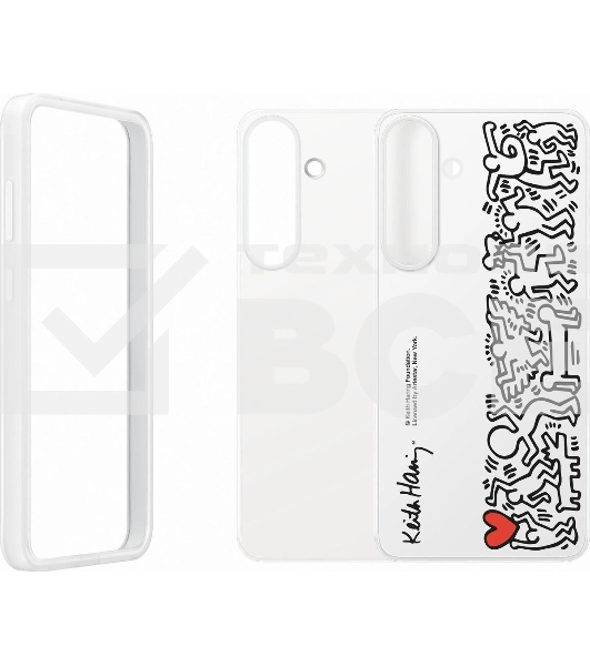 Чехол (клип-кейс) Samsung для Samsung Galaxy S25+ Flipsuit Case S25+ белый/прозрачный