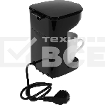 Кофеварка капельная Kitfort KT-764 черный, исп. кофе - молотый, 0.3 л, 450 Вт, фото2