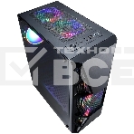 Компьютерный корпус Aerocool / Formula CL-3303B RGB черный без БП ATX 6x120mm 2xUSB2.0 1xUSB3.0 audio bott PSU, фото4