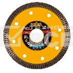 Диск алмазный отрезной Denzel 115 х 22,2мм, сплошной, супертонкий, горячий пресс, сухой/мокрый рез, фото 1