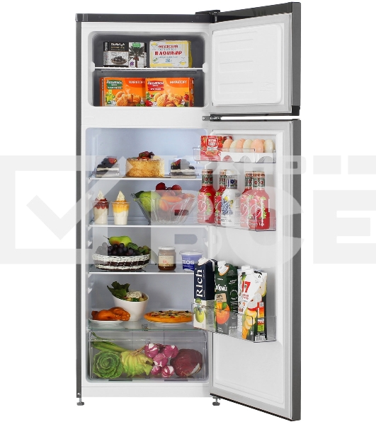 Холодильник Beko B1RDSK240G серый двухкамерный 177/46л морозилка сверху